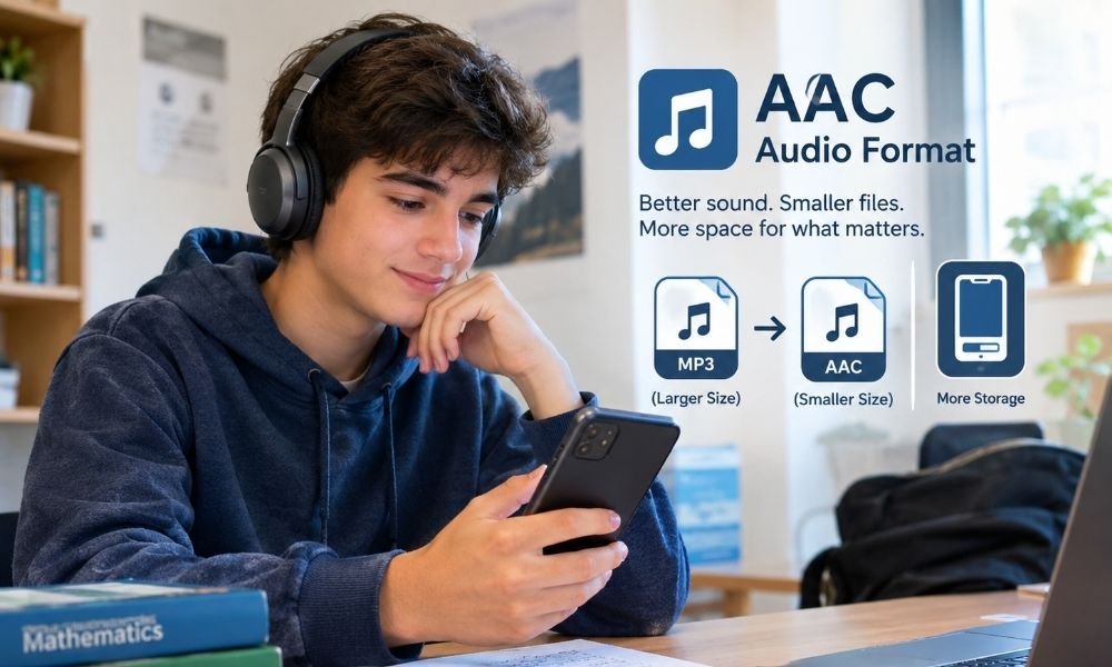 AAC Audio Format and the Student Who Needed More Music With Less Storage AAC Audio Format